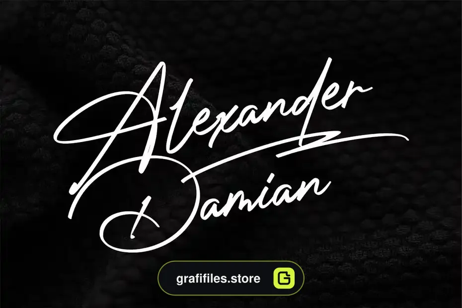 فونت انگلیسی به سبک امضا Photograph Signature - 7