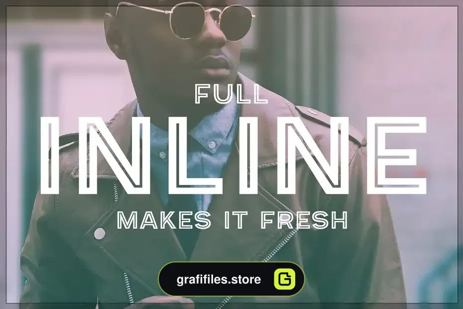 دانلود فونت تو خالی Provoke Inline Font