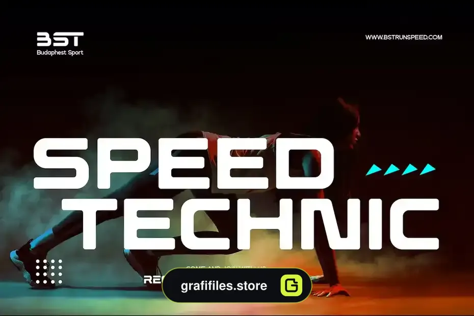 فونت انگلیسی گیمینگ Rigamesh - Scifi and Sport Game Expanded Sans - 3