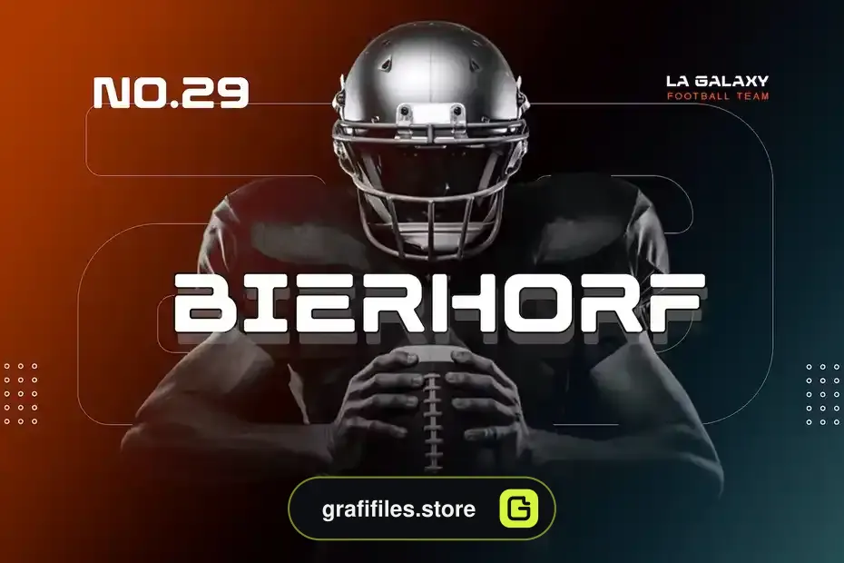 فونت انگلیسی گیمینگ Rigamesh - Scifi and Sport Game Expanded Sans - 5