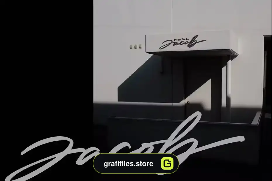 فونت انگلیسی به سبک امضا SAIO - Signature - 7