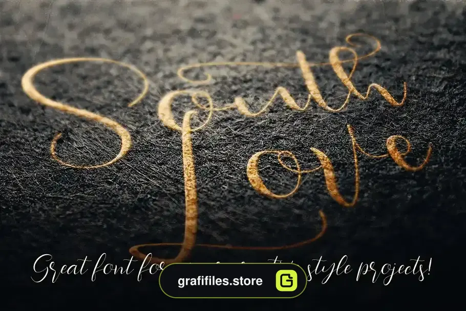 فونت انگلیسی دست نویس Southlove Script Font - 5