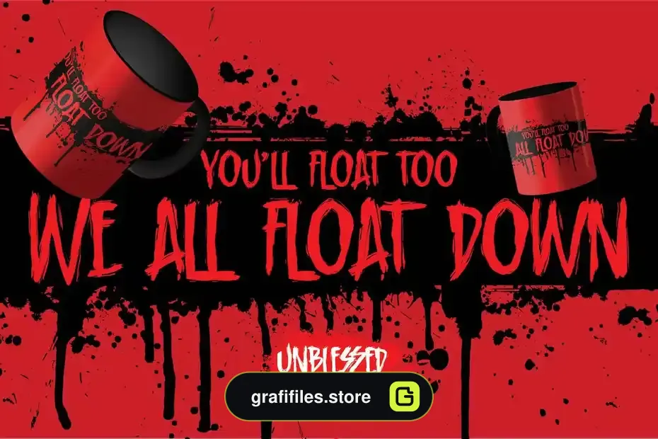 فونت انگلیسی ترسناک Unblessed - Horror And Scary Typeface Font - 11