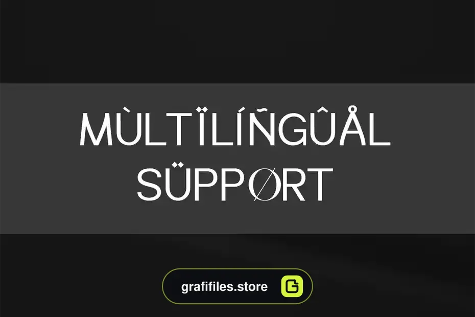فونت انگلیسی ساده Unique Modern Simple Sans Serif - 19