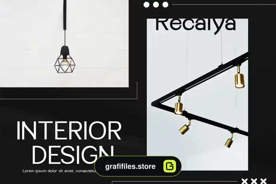 فونت انگلیسی ساده Unique Modern Simple Sans Serif - 11