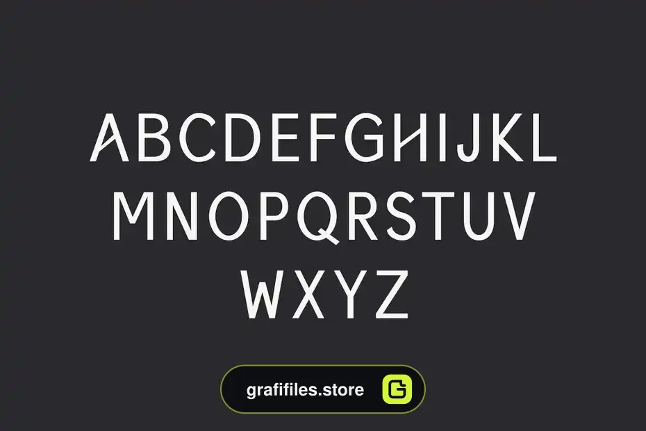 فونت انگلیسی مدرن Varina Sans Serif Font Family - 1