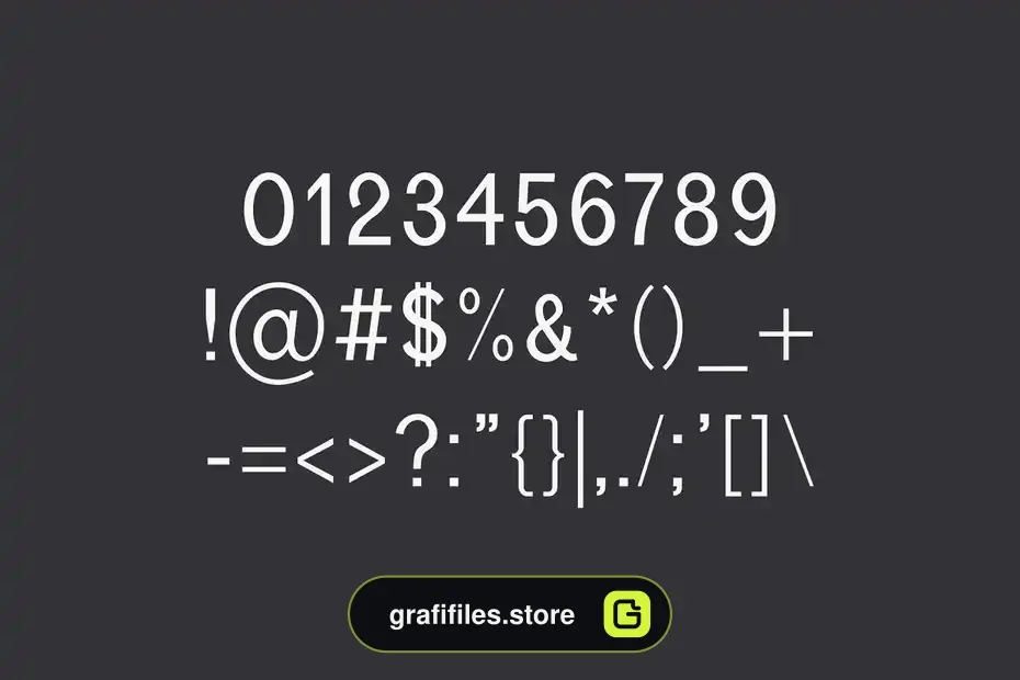 فونت انگلیسی مدرن Varina Sans Serif Font Family - 5