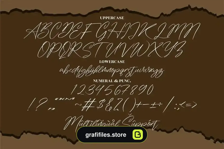 فونت انگلیسی به سبک امضا Washington Signature Signature - 9