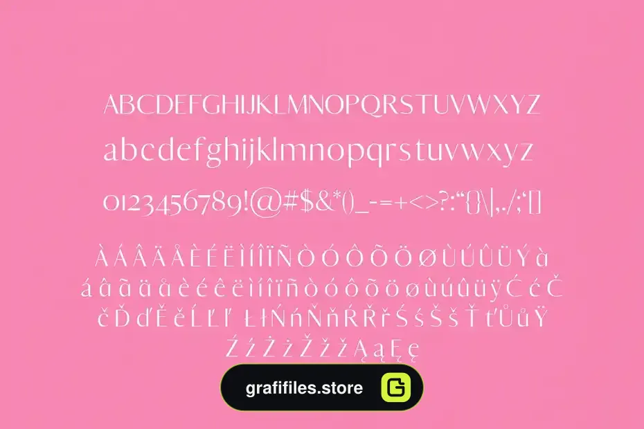 فونت انگلیسی مدرن Yadon Sans Serif Fonts Family Pack - 7