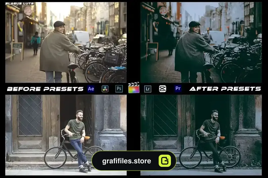 دانلود پریست لایتروم سیاه و سفید Artistic Black Mood Preset Luts Video Premiere Pro - 2 پریست لایتروم سیاه و سفید - 1
