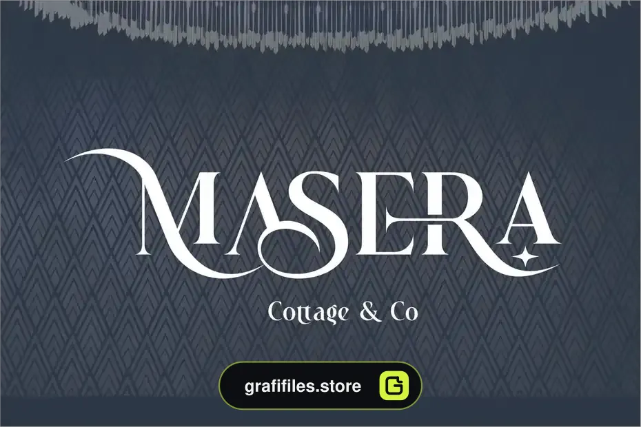 فونت انگلیسی کلاسیک Astrid Elegant Ligature Typeface - 7