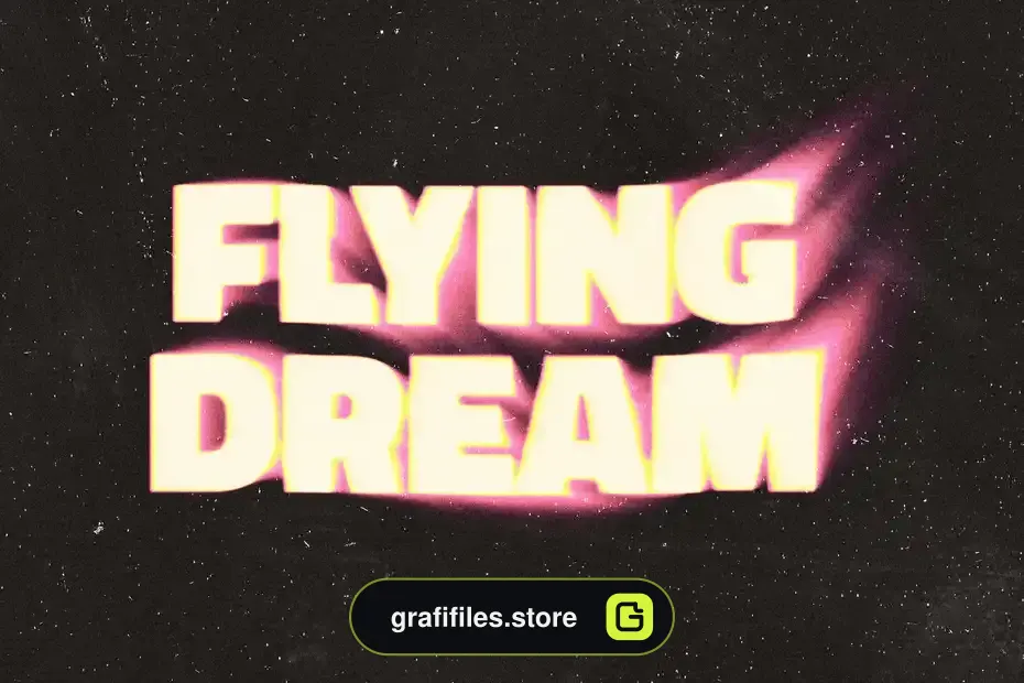 افکت متن تار Blurry Flowing Text Effect - 5
