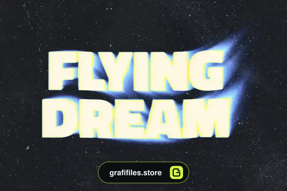 افکت متن تار Blurry Flowing Text Effect - 9