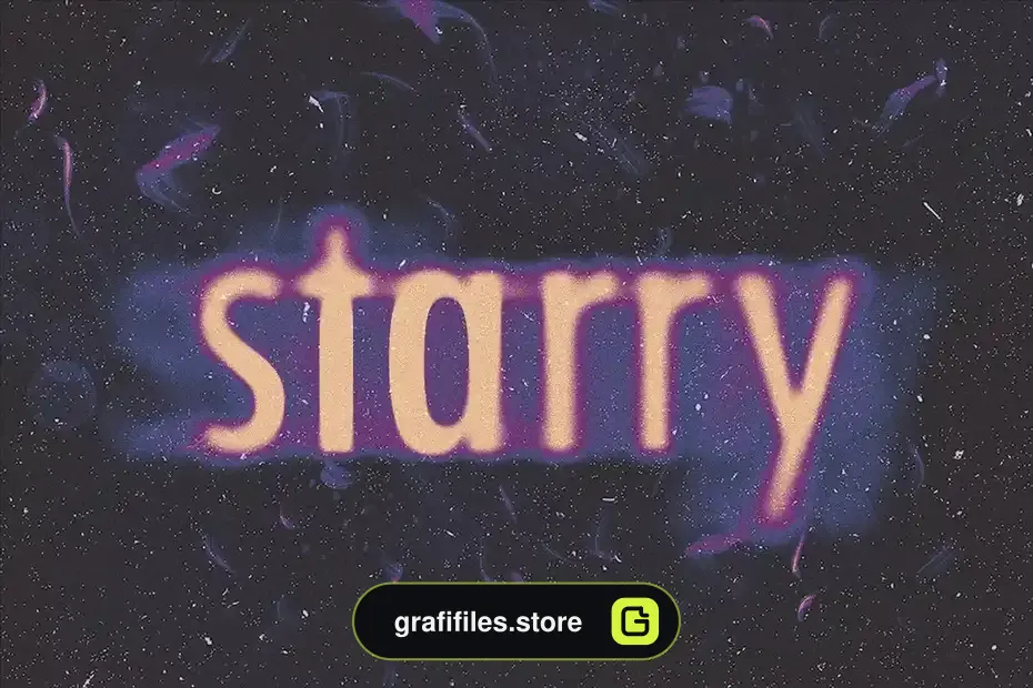 افکت متن تار Blurry Text Effect - 5