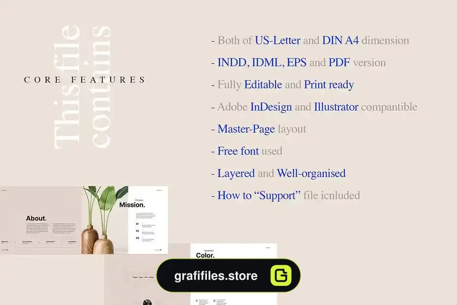 طرح لایه باز دفترچه راهنما Brand Guideline 2 - 13