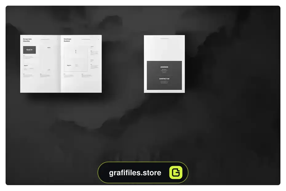 دانلود طرح لایه باز دفترچه راهنما Brand Guidelines - 4 طرح لایه باز دفترچه راهنما Brand Guidelines - 3