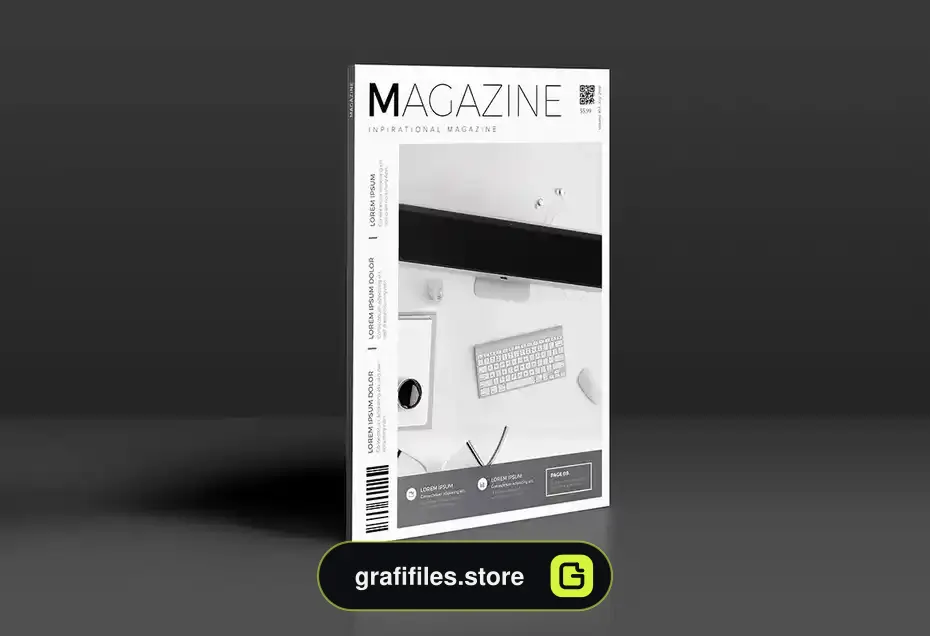 دانلود طرح لایه باز مجله Creative Magazine Cover Template - 6 طرح لایه باز مجله Creative Magazine Cover Template - 5
