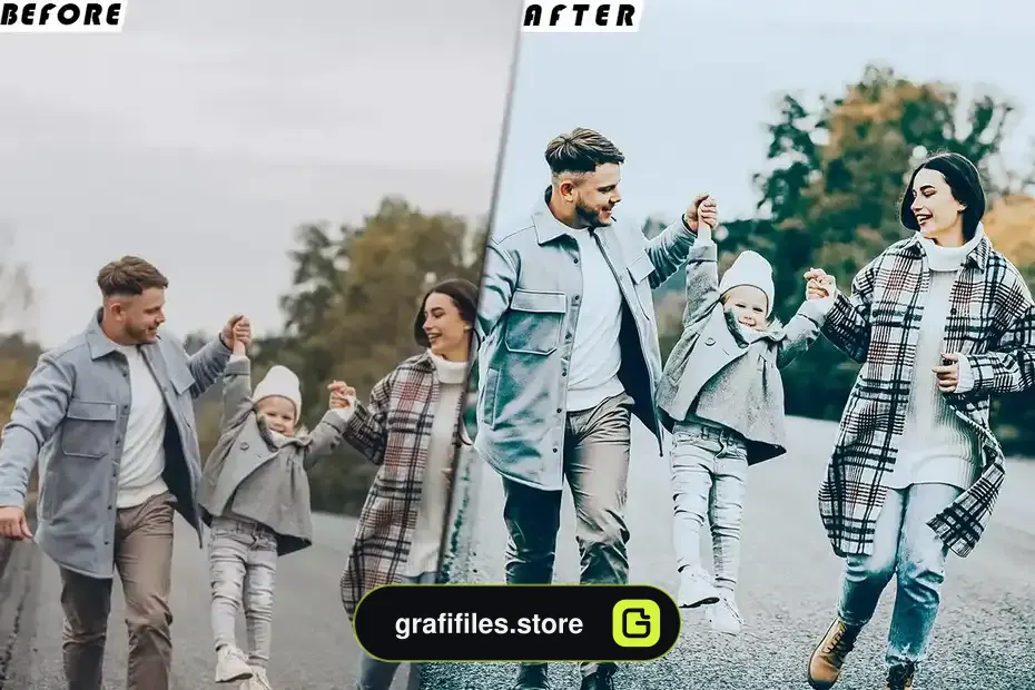 دانلود پریست لایتروم Family Fin Presets - luts Videos Premiere Pro - 6 پریست لایتروم Family Fin Presets - 5