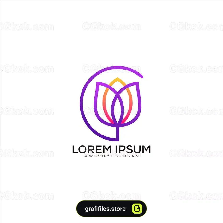 لوگو گل فروشی