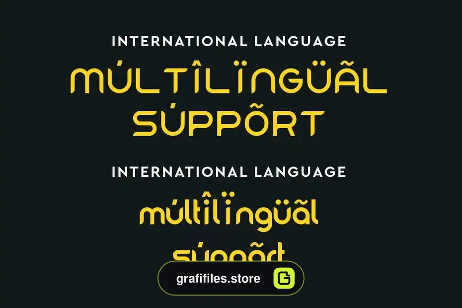 فونت انگلیسی مدرن Labora Rounded Font - 5