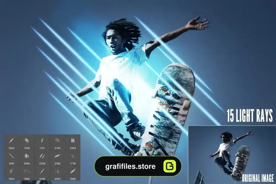 دانلود 15 براش نور فتوشاپ Light Effects Photoshop Brush Kit - 8 دانلود 15 براش نور فتوشاپ - 7