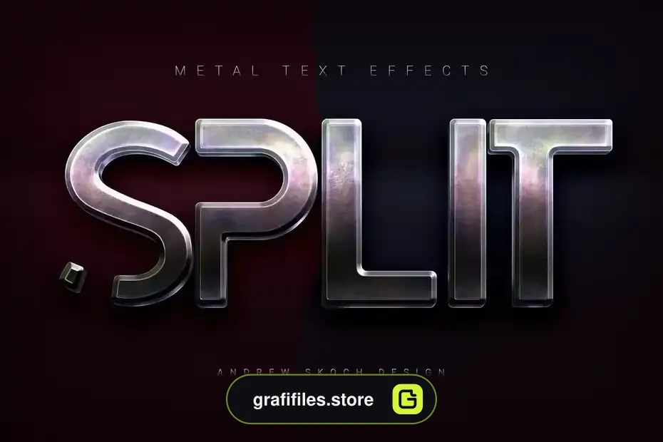 دانلود افکت متن فلزی Metal Text Effects - 8 افکت متن فلزی Metal Text Effects - 7