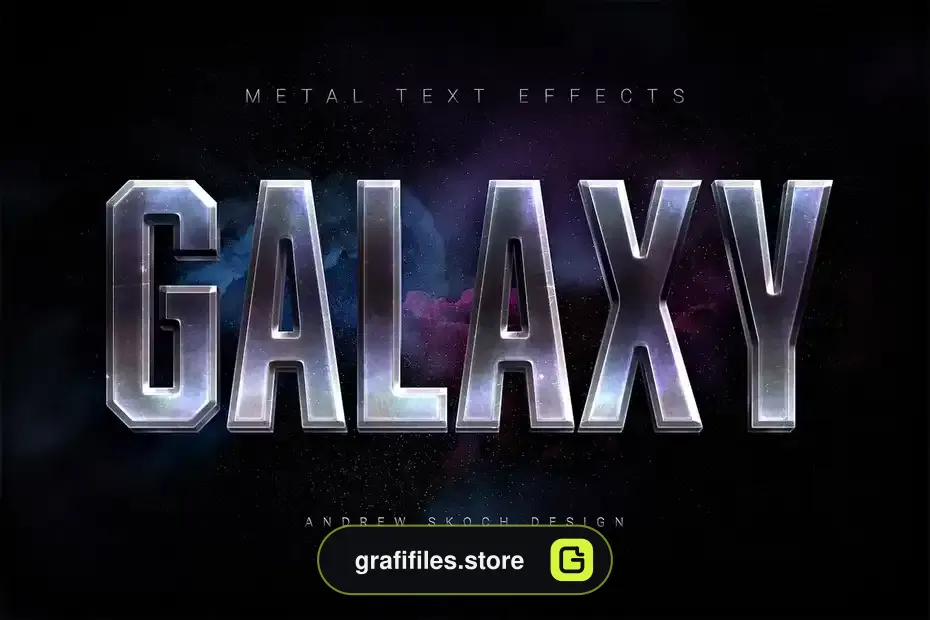 دانلود افکت متن فلزی Metal Text Effects - 10 افکت متن فلزی Metal Text Effects - 9
