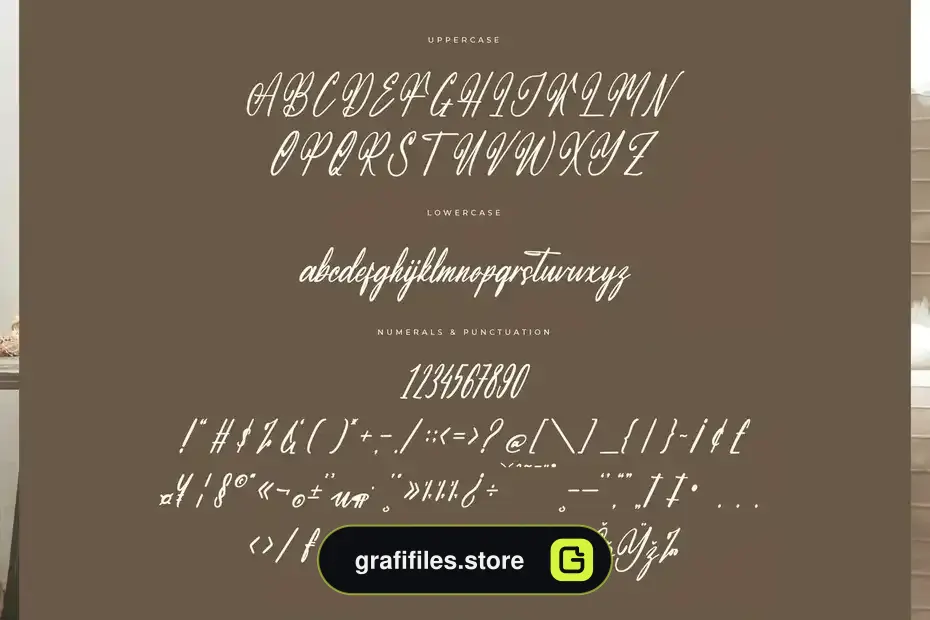 فونت انگلیسی دست نویس Molastica Modern Handbrush Script - 5