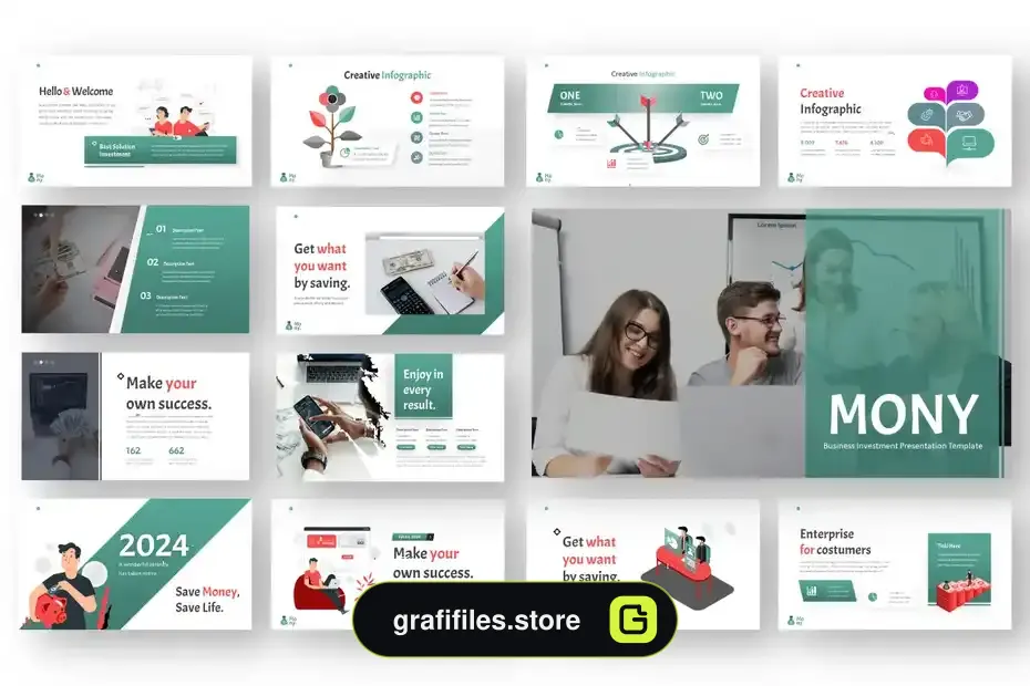دانلود قالب پاورپوینت مالی Mony - Financial PowerPoint Template - 4 قالب پاورپوینت مالی Mony - Financial PowerPoint Template - 3