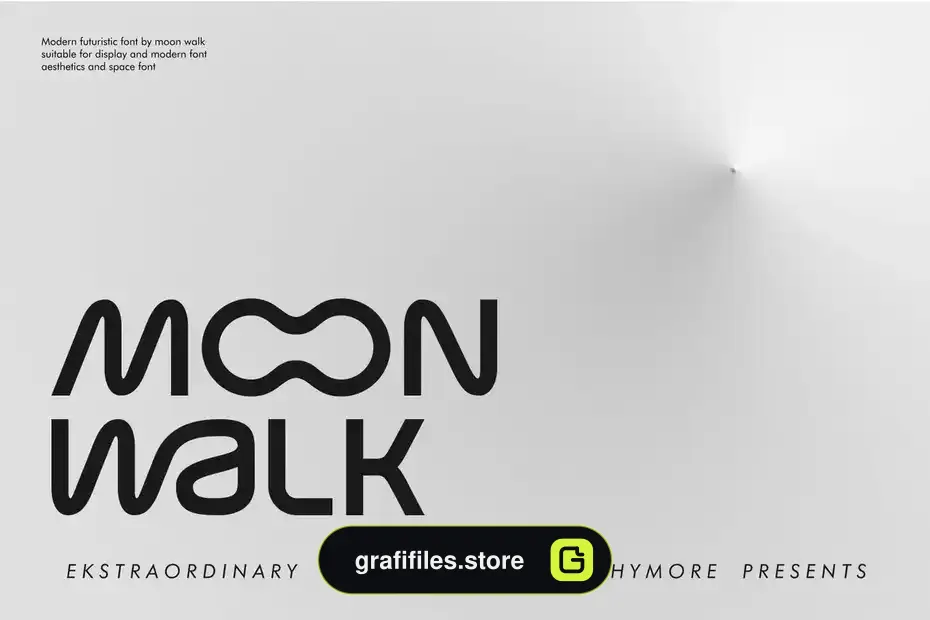 فونت انگلیسی مدرن Moon Walk - 7