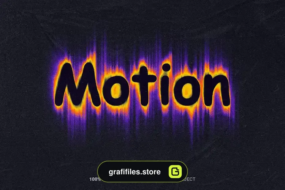 افکت متن متحرک Motion Editable Text Effect - 1