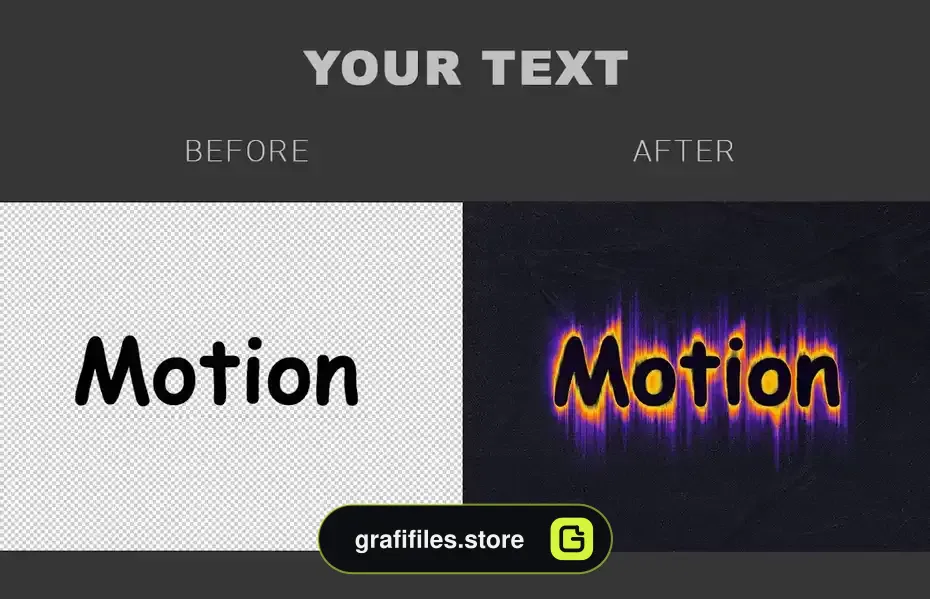 افکت متن متحرک Motion Editable Text Effect - 3