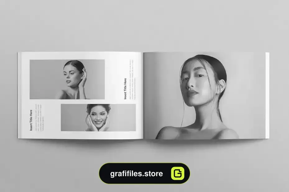 قالب ایندیزاین نمونه کار عکاسی Photography Portfolio - 5