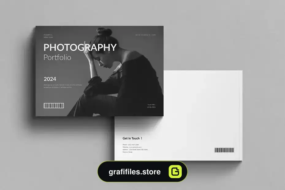 قالب ایندیزاین نمونه کار عکاسی Photography Portfolio - 9