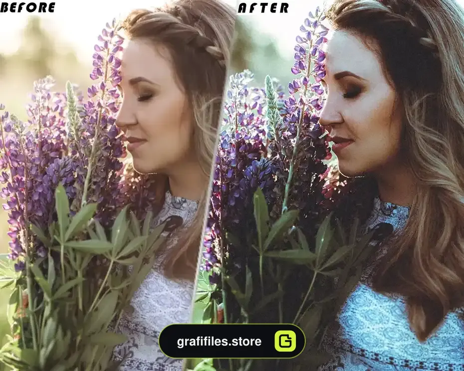 پریست لایتروم پرتره Portrait Luts - 5