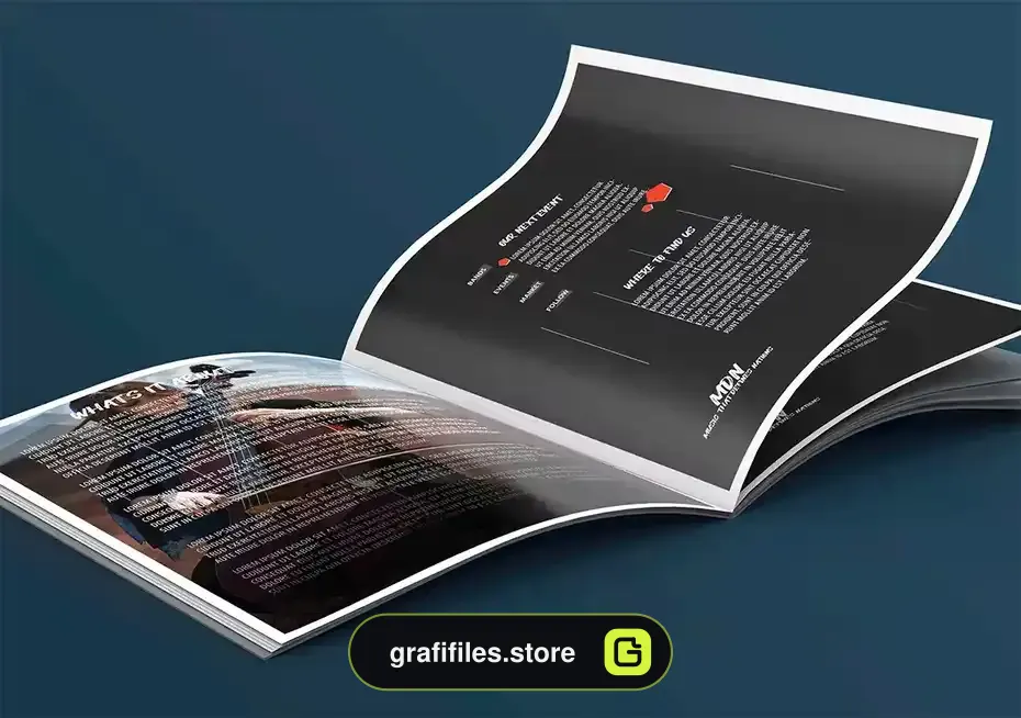 دانلود طرح لایه باز مجله Realistic Magazine PSD Template - 8 طرح لایه باز مجله Realistic Magazine PSD Template - 7