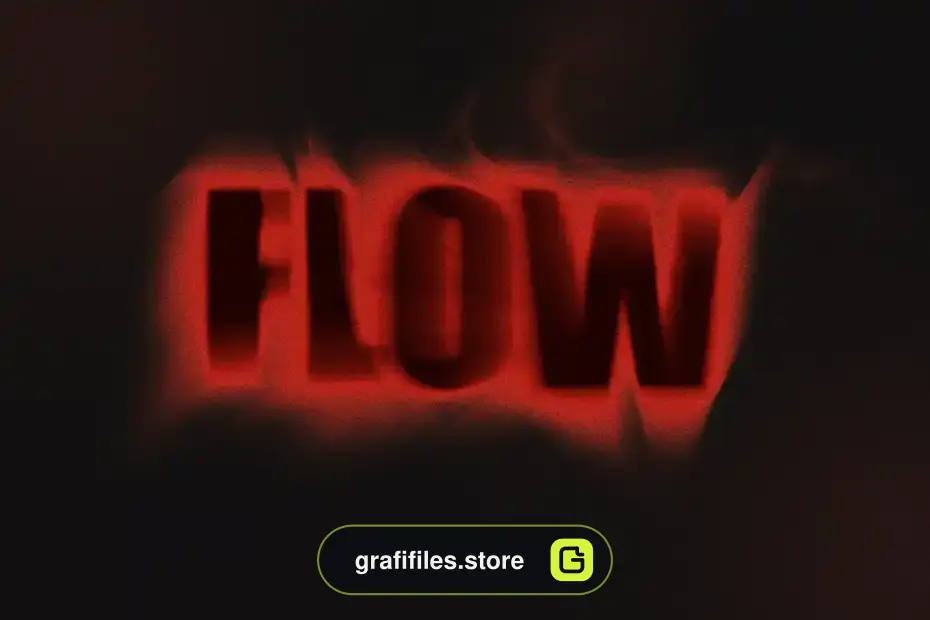 افکت متن دودی Smoky Text Effect - 3