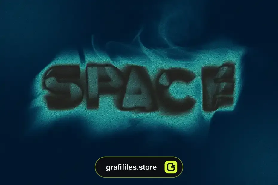 افکت متن دودی Smoky Text Effect - 5