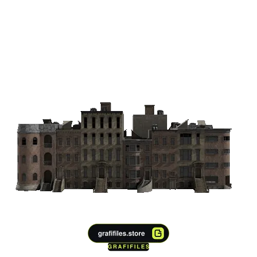 دانلود آبجکت ساختمان دهکده از Kitbash3D
