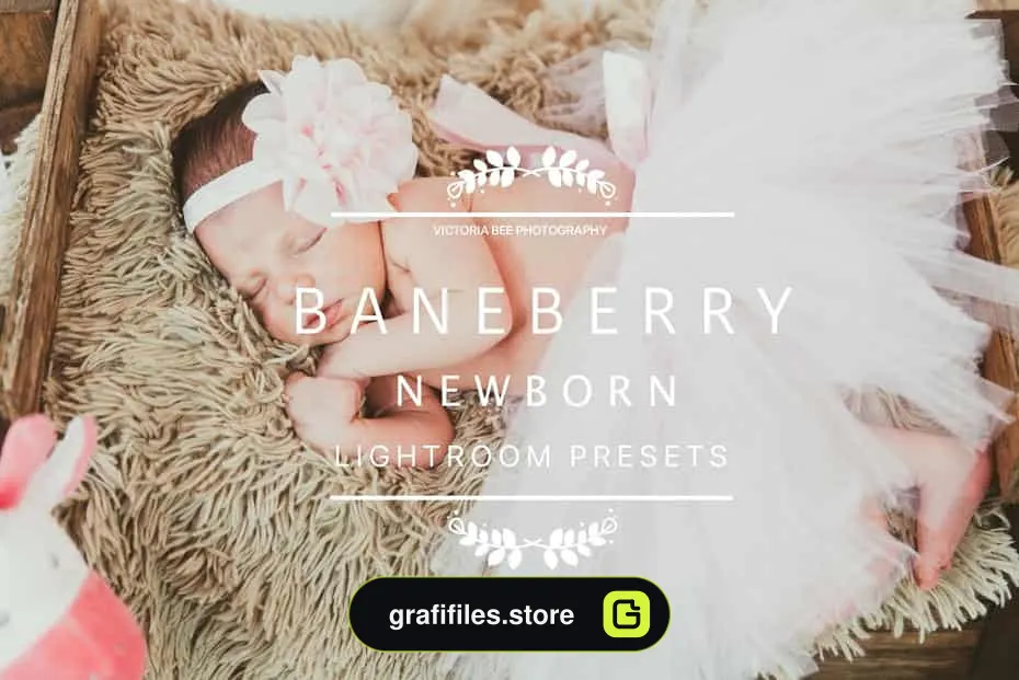 پریست عکس نوزاد برای لایت روم - BANEBERRY Newborn Lightroom Presets - 10 پریست عکس نوزاد - 9