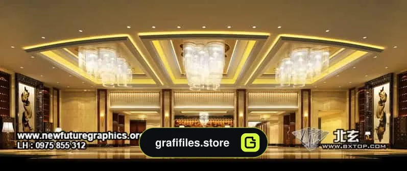 صحنه آماده دکوراسیون کلاسیک و مدرن - 8