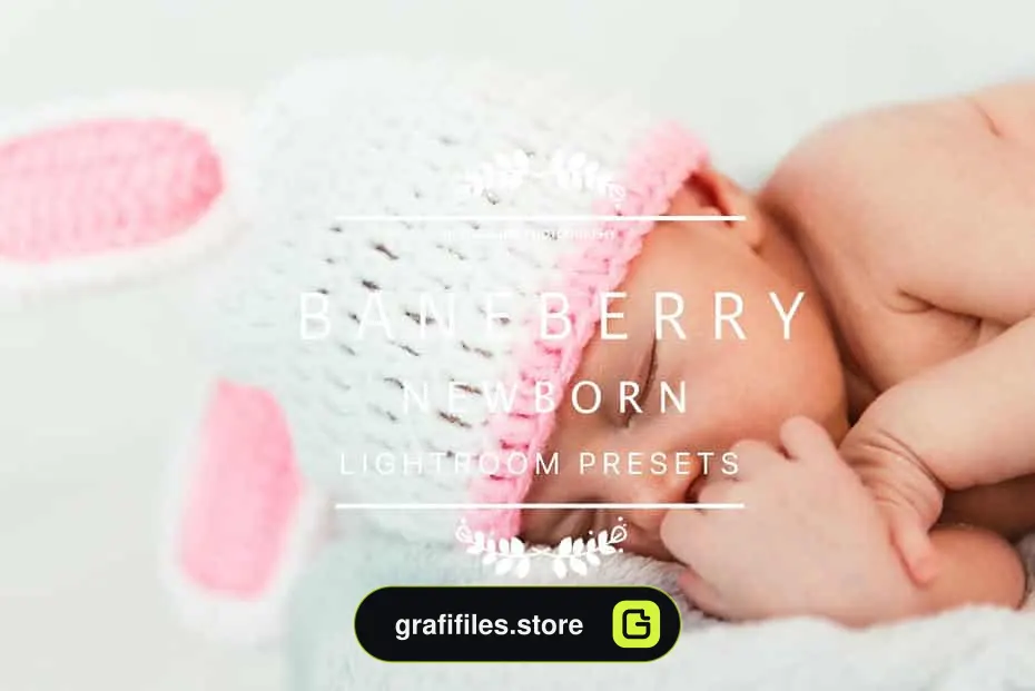 پریست عکس نوزاد برای لایت روم - BANEBERRY Newborn Lightroom Presets - 14 پریست عکس نوزاد - 13
