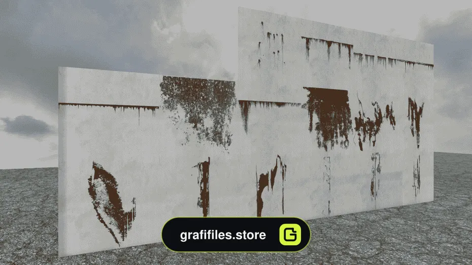 پروژه 200+ Grunge Decals برای آنریل انجین - 5