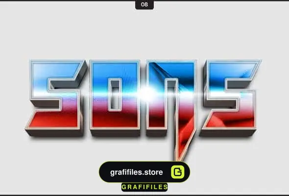 استایل آماده ایلوستریتور 3D Styles - 10