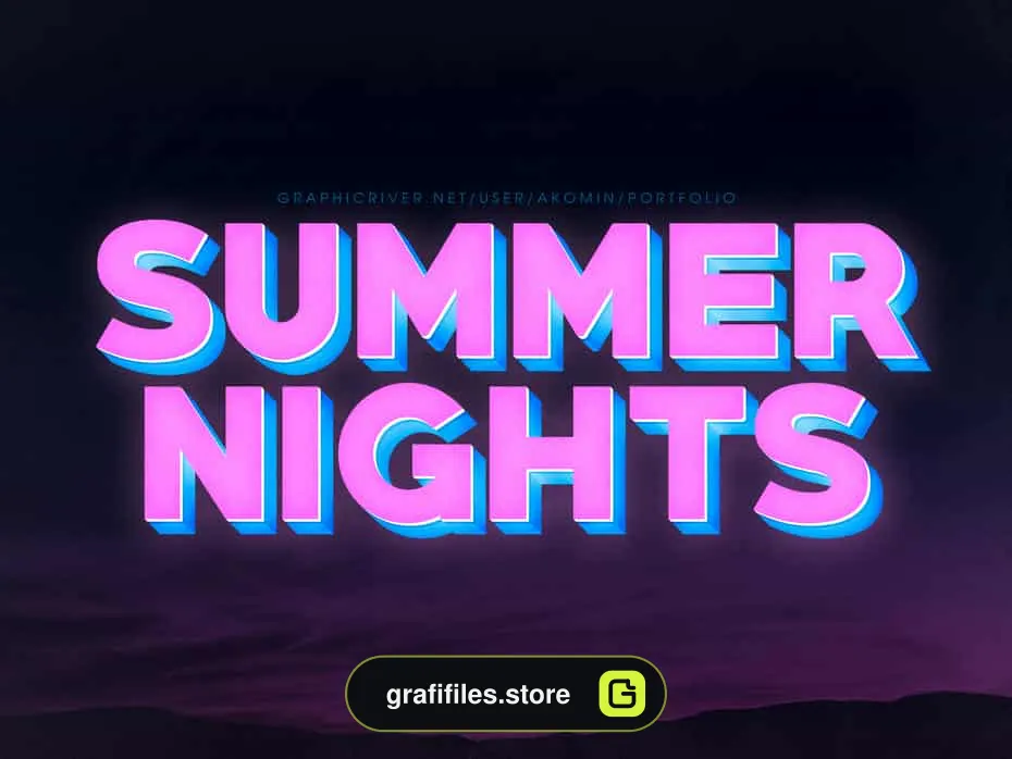 افکت متن 80s Text Effects Vol.2