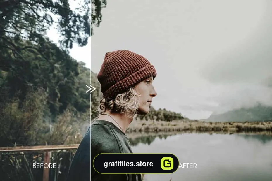 پریست عکس پاییزی برای لایت روم - AMBER Moody Fall Lightroom Presets - 5 پریست عکس پاییزی - 4