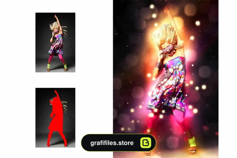 اکشن فتوشاپ نوری بوکه - Bokeh Light Photoshop Action - 8 اکشن فتوشاپ نوری - 7
