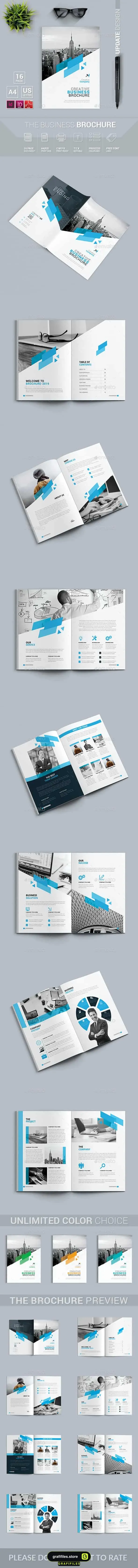 قالب ایندیزاین بروشور Brochure