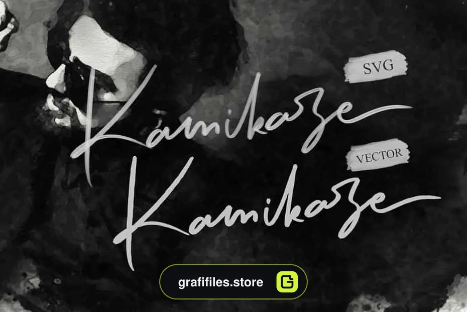 فونت انگلیسی دستنویس Kamikaze