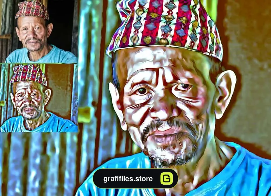 اکشن ایجاد نقاشی ار پرتره - 15